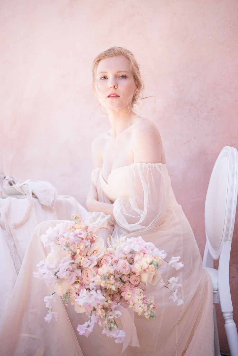 Mariée au Chateau de Saint Julien d'Aille en Provence
