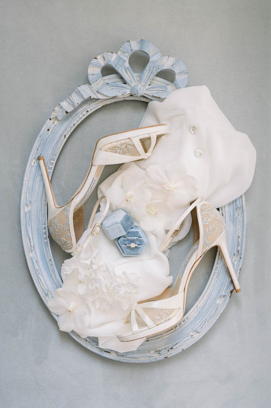 flatlay mariage fine art