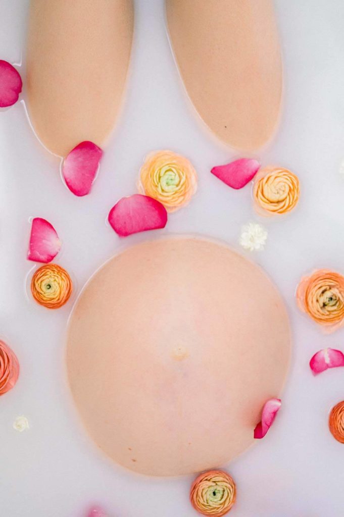 maternité bain de lait