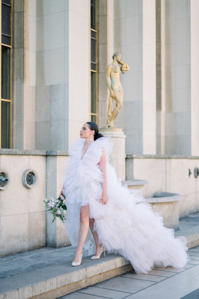 mariage trocadéro mariée