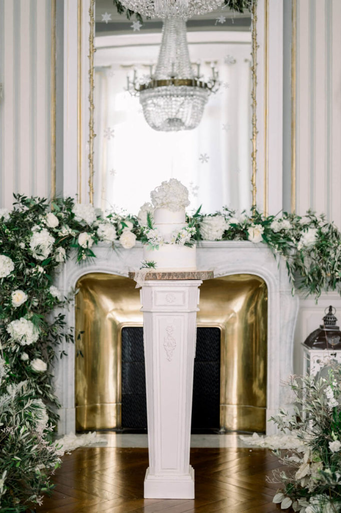 mariage hiver cheminee