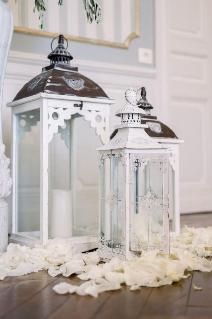 decoration mariage hivernal