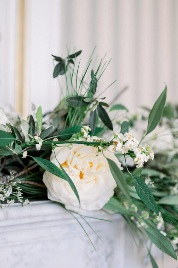 fleurs mariage hiver