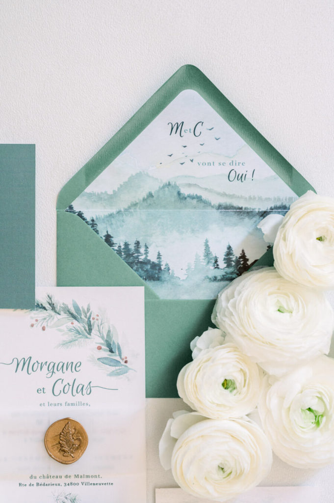 details papeterie mariage