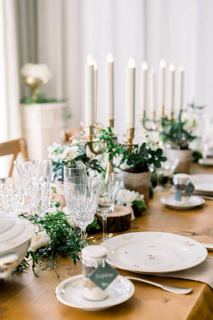 table mariage hiver